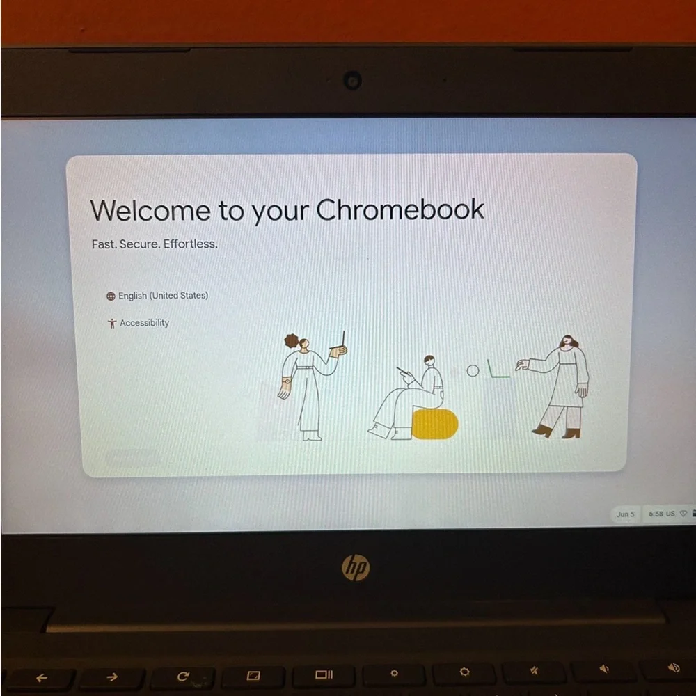 HP Chrome Laptop